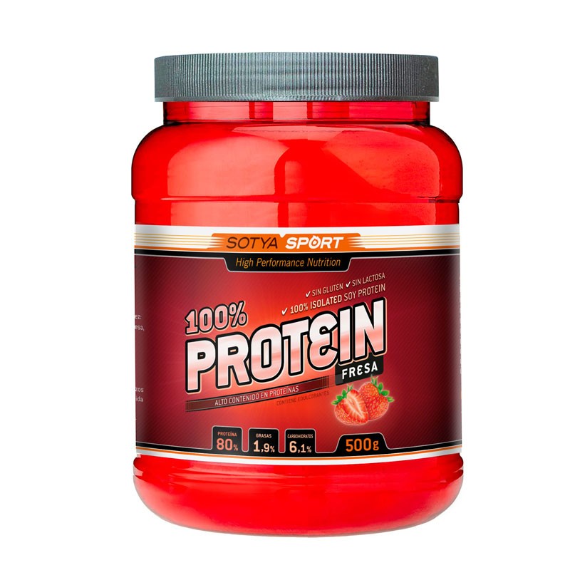 Sotya Proteína de soja 100% de fresa 500g Sotya