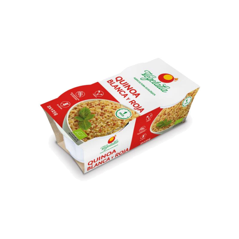 Vegetalia Quinoa blanca y roja bio 2x125 g Vegetalia