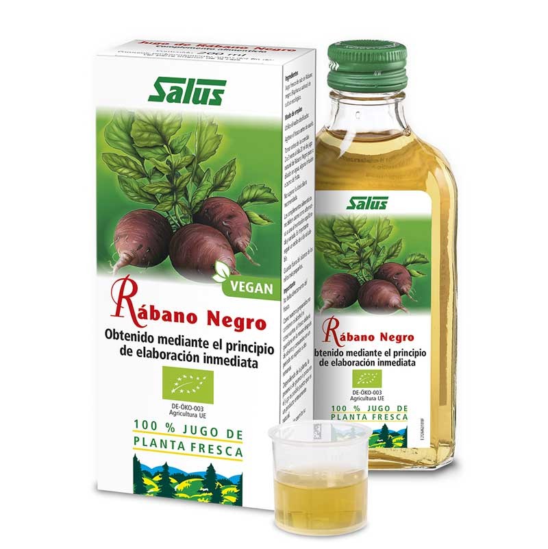 Salus Rabano negro jugo Bio 200ml Schoenenberger Salus