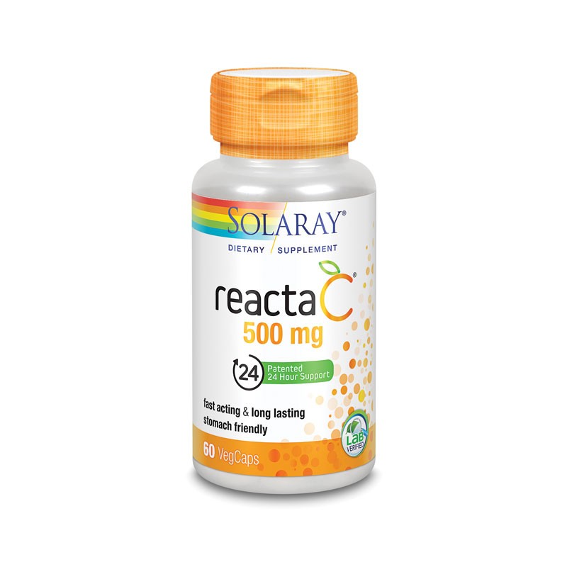 Solaray Reacta C 500mg 60 vcaps Solaray