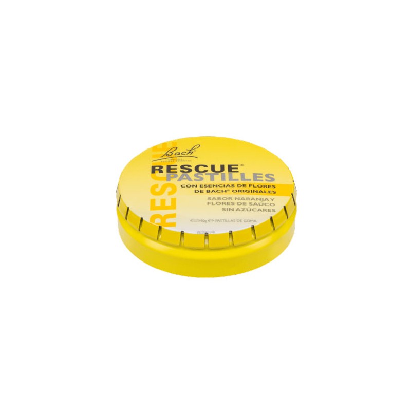Bach Rescue Pastillas de naranja y sauco 50g Bach