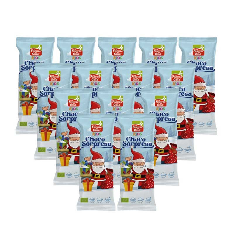 La finestra Santa choco sorpresa Bio vegan 14 x 20g La Finestra