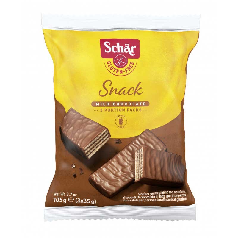 Schar Snack barritas de chocolate 3x35g Schar