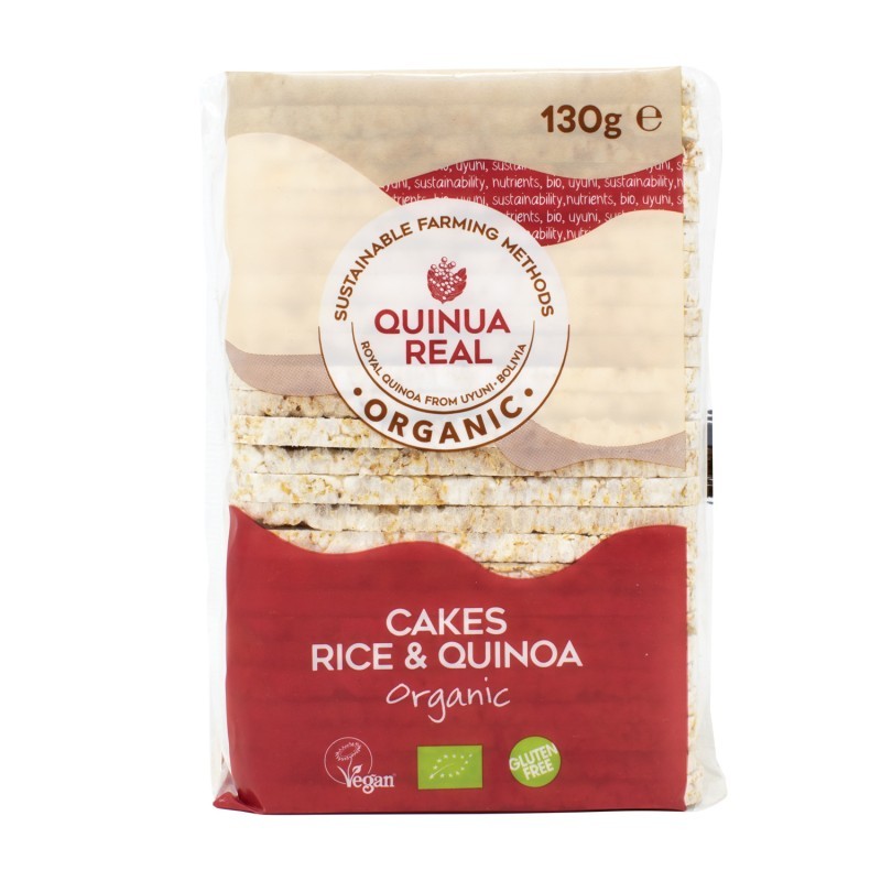 QUINUA REAL Soffiette de arroz y quinoa bio 130 g Quinua Real
