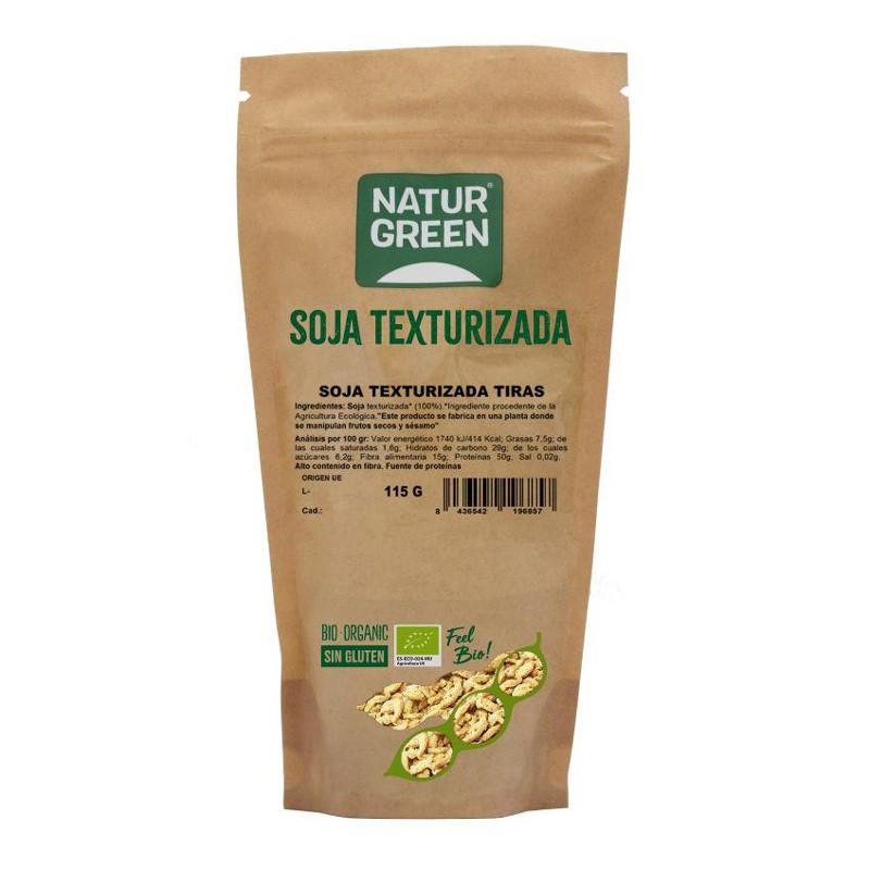 Naturgreen Soja texturizada tiras Bio 115g NaturGreen