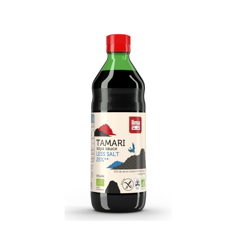 Lima Tamari (salsa de soja) 25% menos de sal bio 500ml Lima