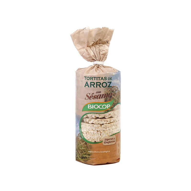 Biocop Tortitas de arroz y sesamo bio 200 g Biocop