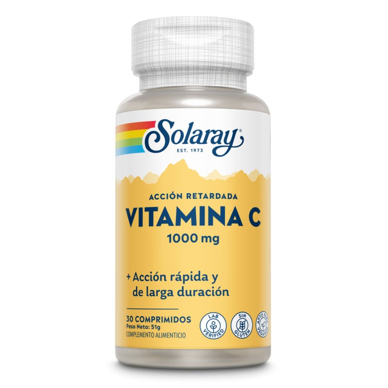 Solaray Vitamina C 1000mg A/R 30 comprimidos Solaray