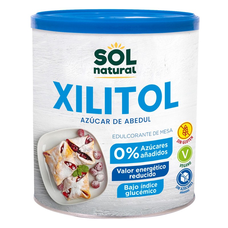 Sol Natural Xilitol-Azucar de abedul bote 500g Sol Natural