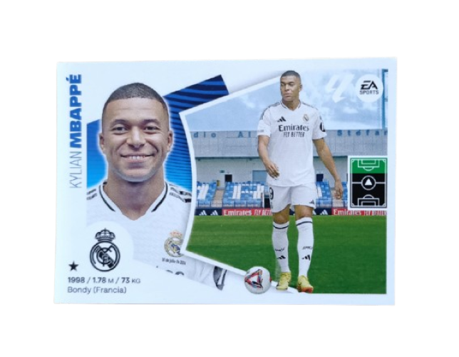 PANINI Mbappé Nuevo Fichaje Primera Versión Liga Este 2024 2025 24 25 Panini