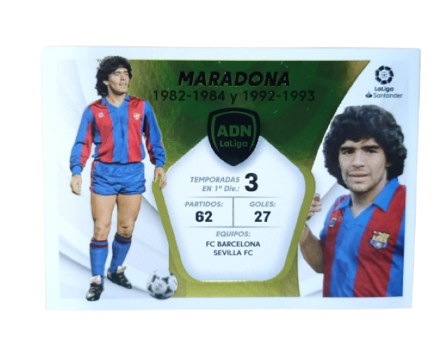 PANINI Diego Maradona Cromo ADN La Liga Este 2021-22 Panini
