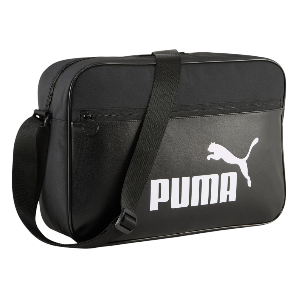 Imagen BOLSO PUMA CAMPUS MEDIUM REPORTER BAG NEGRO 8,5 LITROS 091297-01 BANDOLORA