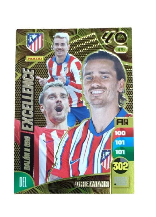 Griezmann Balón de Oro Excellence Adrenalyn XL 2024 2025 Carta Colección Panini