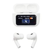 AURICULARES INALÁMBRICOS A9 PRO CON PANTALLA TÁCTIL BLANCOS