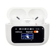 AURICULARES INALÁMBRICOS A9 PRO CON PANTALLA TÁCTIL BLANCOS