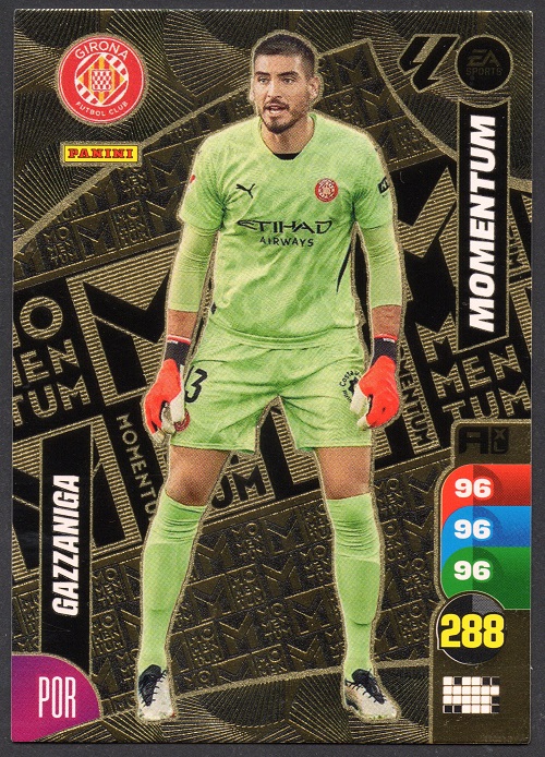 Gazzanina Momentum Girona FC cromo Adrenalyn XL 2024 2025 La liga 24/25