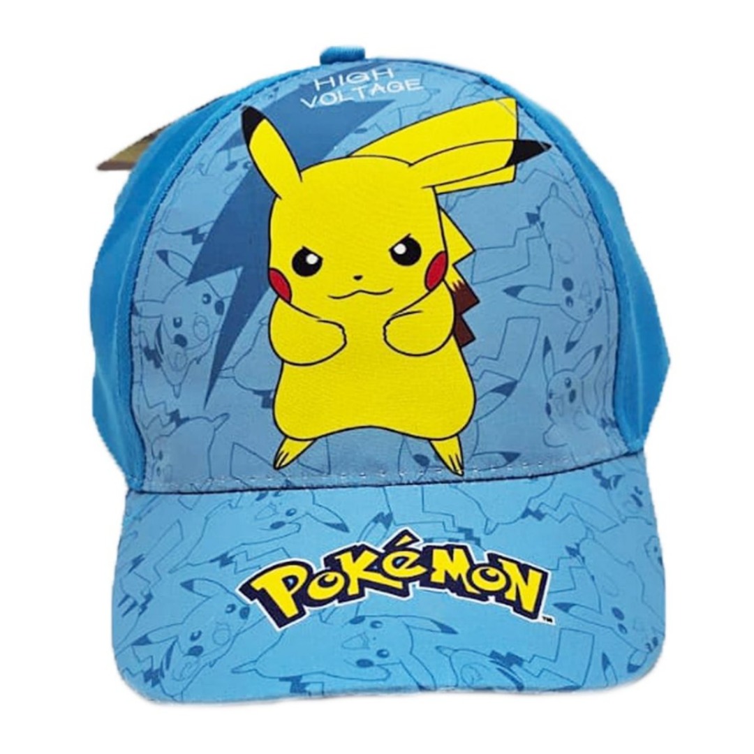Gorra Premium Pokemon Pikachu Visera Curva Béisbol 54-56