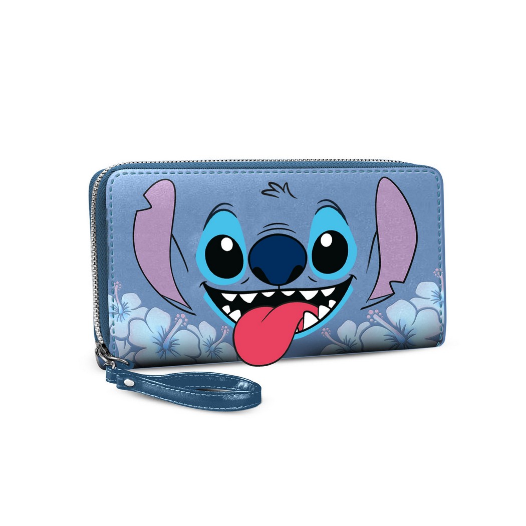 Cartera Billetero Disney Stitch Lengua 19x10x2 cm