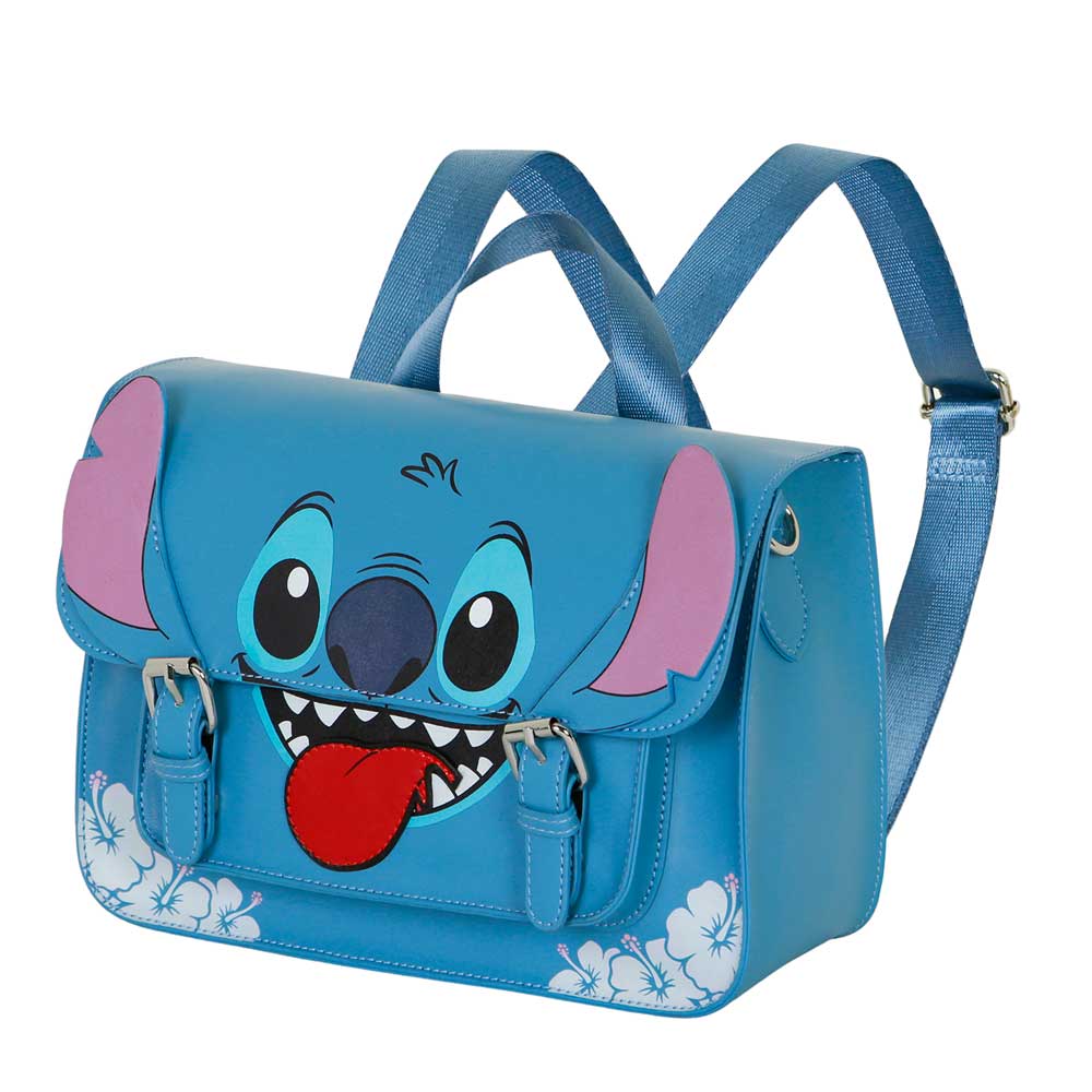 Bolso - Mochila Satchel Disney Stitch Tongue 27x20x11.5 cm