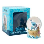 Figura Bola de Nieve Disney Stitch Playa Guitarra 11x9x8cm 2