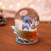 Figura Bola de Nieve Disney Stitch Playa Guitarra 11x9x8cm 5