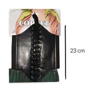 CINTURÓN CORSET CLÁSICO NEGRO