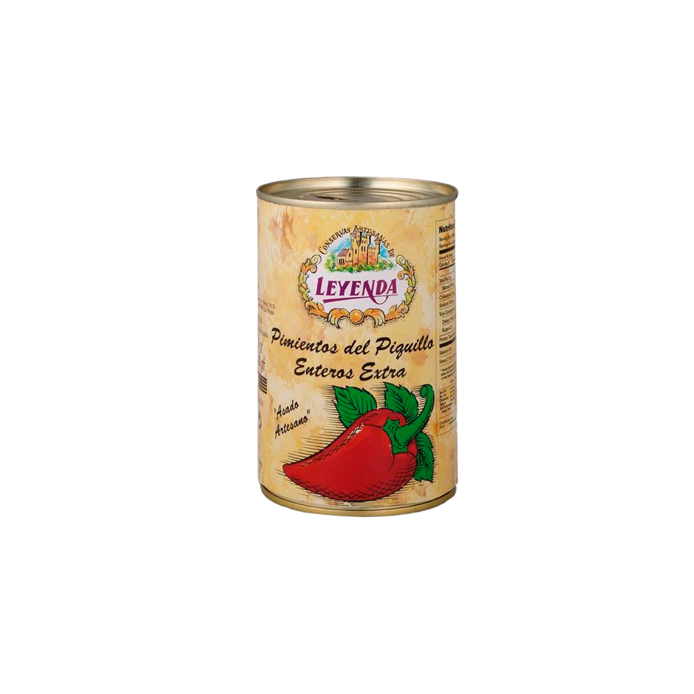 Pimientos del Piquillo de Perú Leyenda 18/22 lata 1/2kg