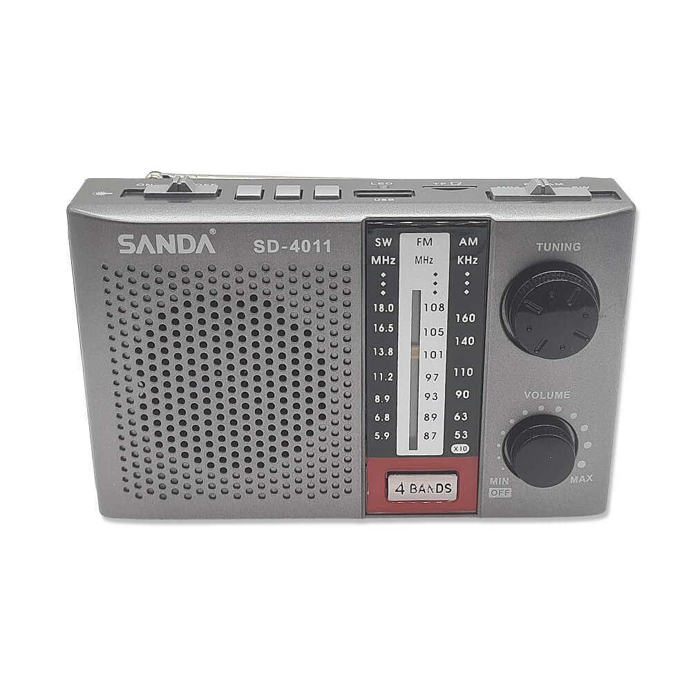 Radio AM/FM con Batería Recargable