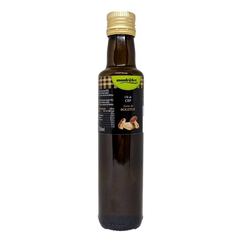 Aceite de oliva con boletus