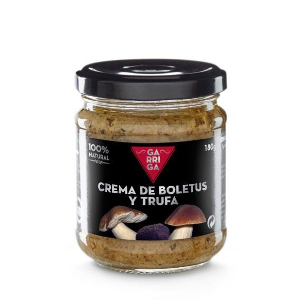 Crema de boletus y trufa