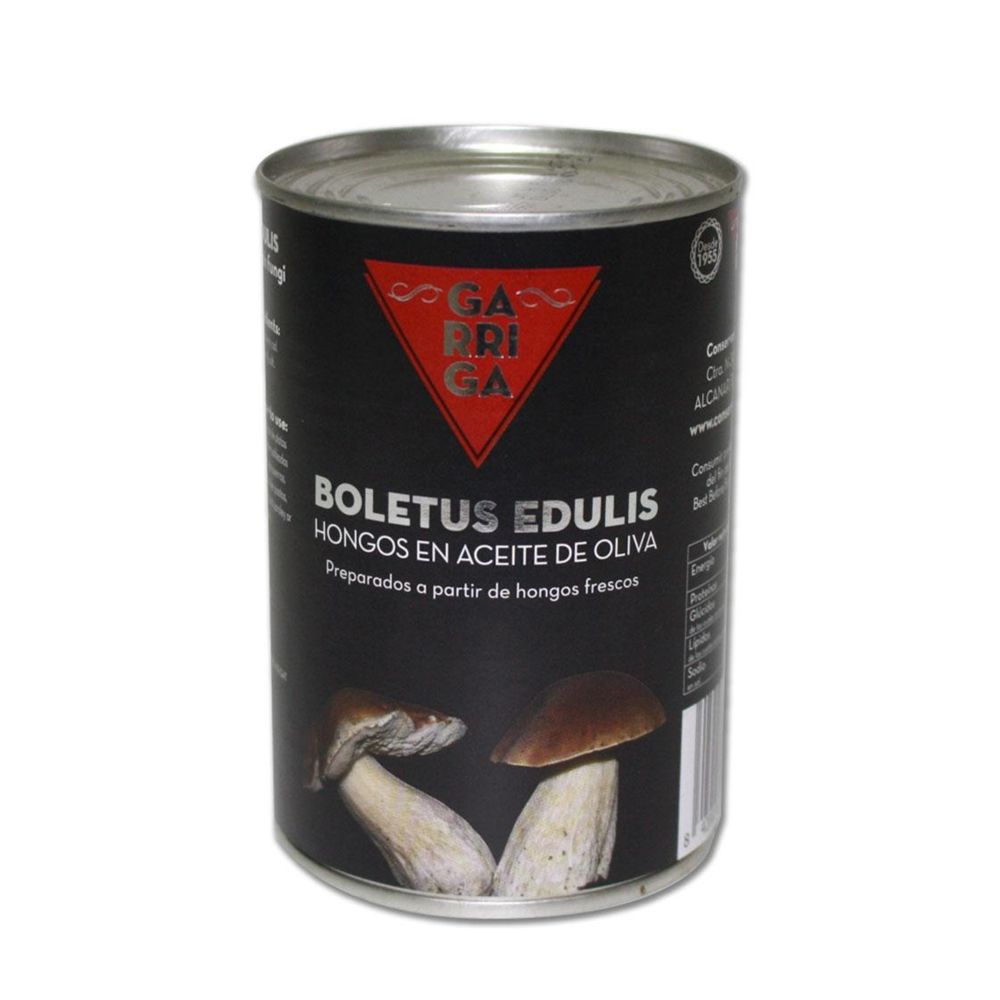 Boletus edulis en aceite de oliva - Lata 260 g