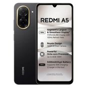 Redmi A5 4+128GB Negro – Gran Pantalla, Batería de 5200 mAh y Diseño Elegante
