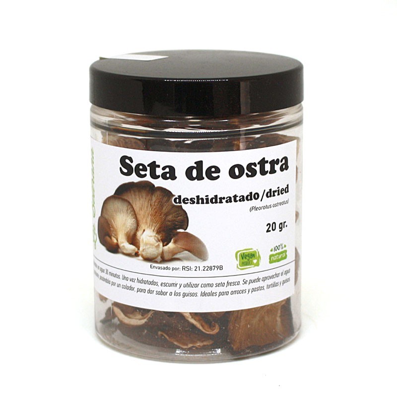 Seta de ostra deshidratada - 20 g