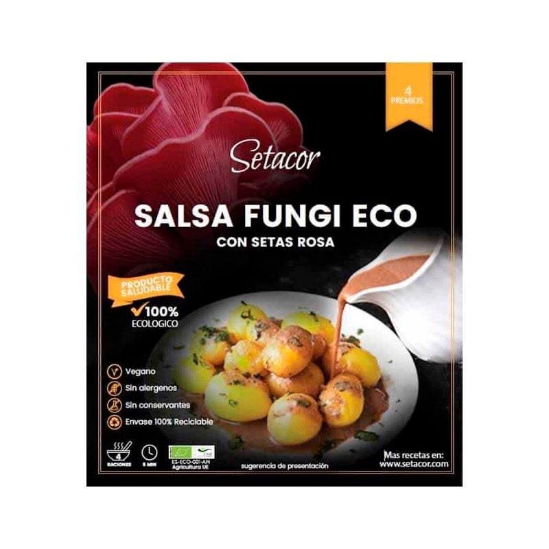 Salsa fungi rosa ecológica - 25 g