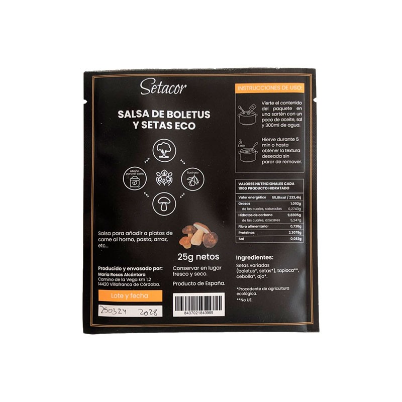 Salsa de Boletus y Setas ECO - 25 g