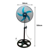 Ventilador Grande 18” con Oscilación Automática y 3 Velocidades