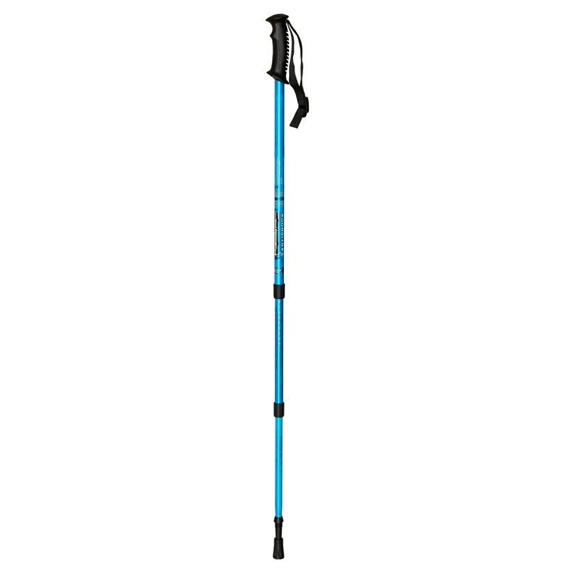 Bastón trekking Aluminio plegable azul