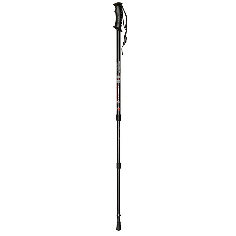Bastón trekking Aluminio plegable negro