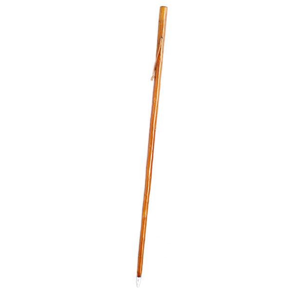 Bastón de castaño oscuro para buscar setas