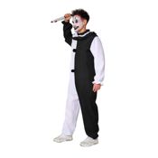 Disfraz Payaso Asesino Blanco y Negro Adulto