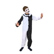 Disfraz Payaso Asesino Blanco y Negro Infantil