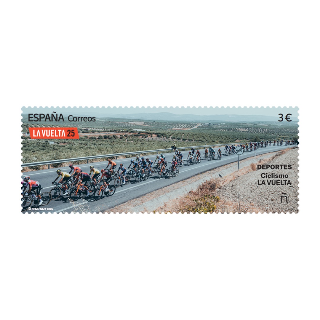Sello Ciclismo. La Vuelta