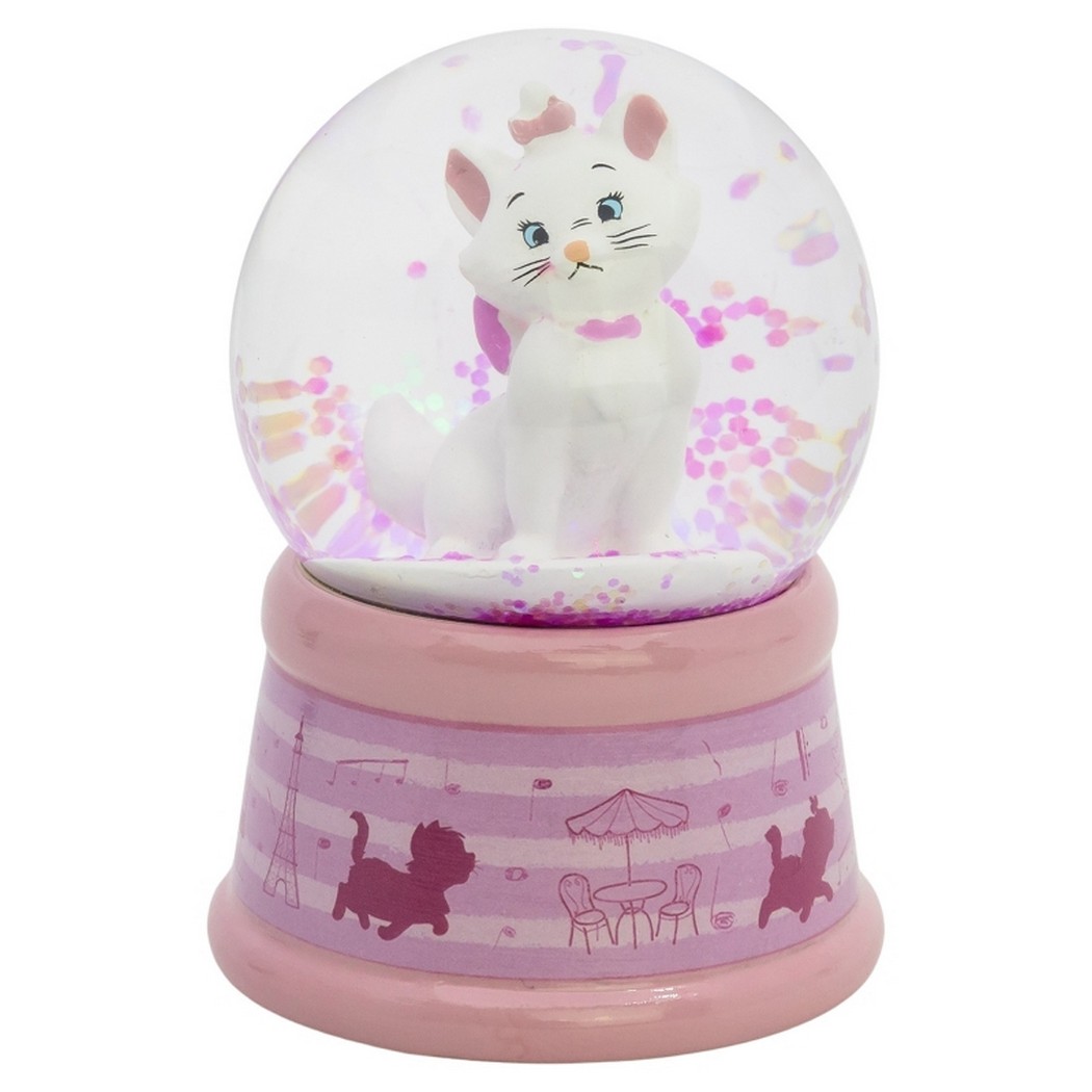 Figura Bola de Nieve Disney Gata Marie Los Aristogatos 9,2x7x7cm 1