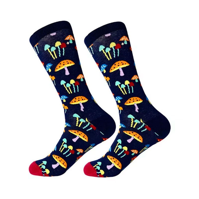 La Casa de las Setas Calcetines estampados con setas 01