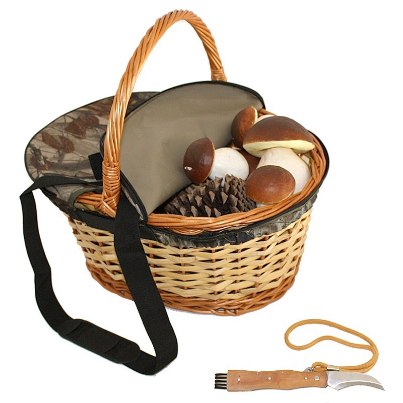 La Casa de las Setas Pack cesta mediana - tapa bosque - navaja 03