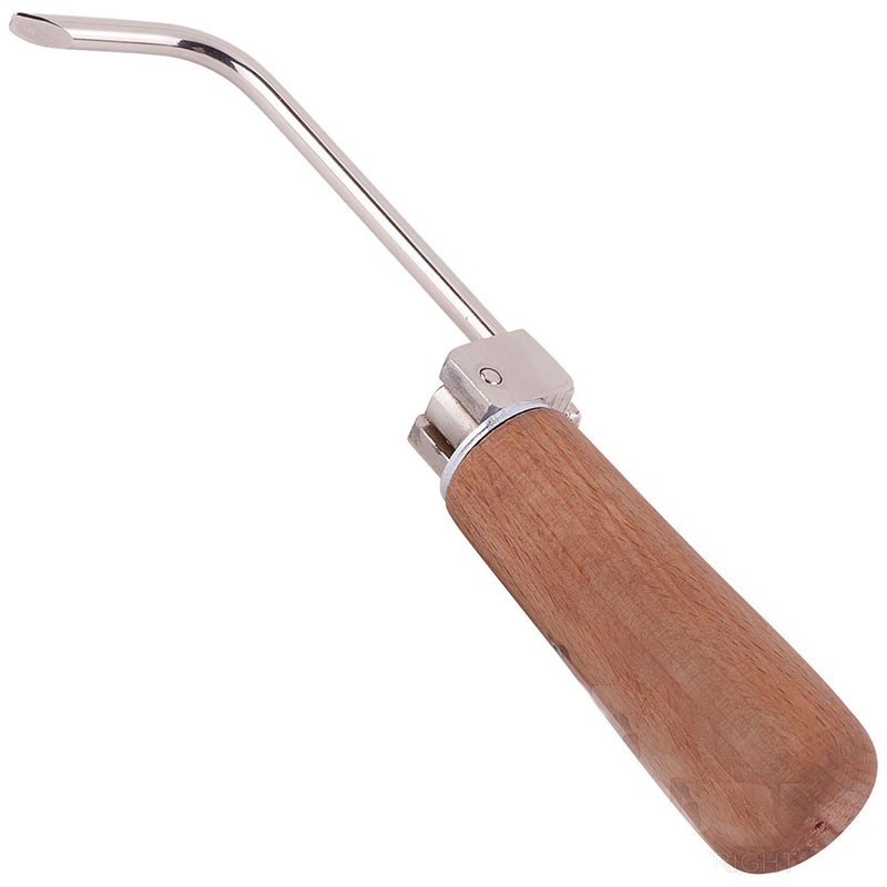 La Casa de las Setas Recolector plegable de acero tipo uña con mango de madera