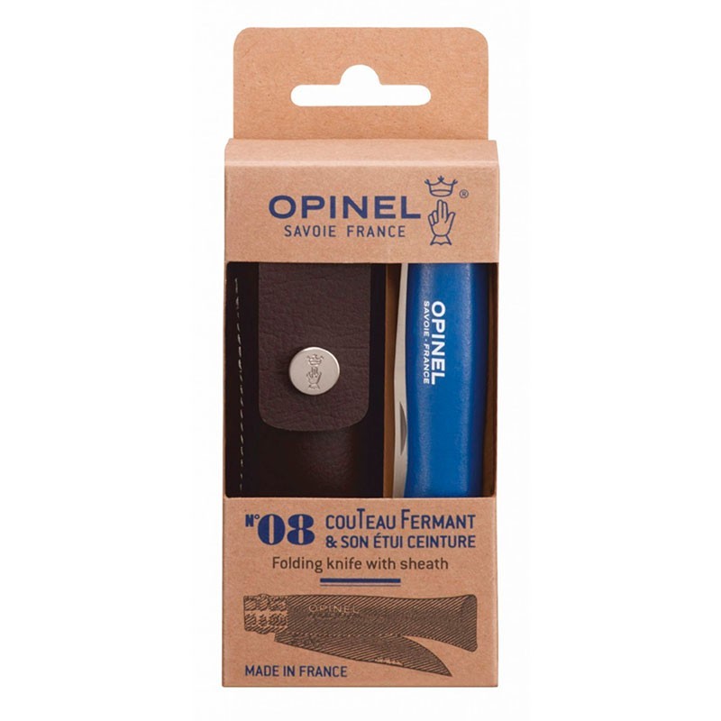 La Casa de las Setas OPINEL Caja nº8 trekking azul + funda