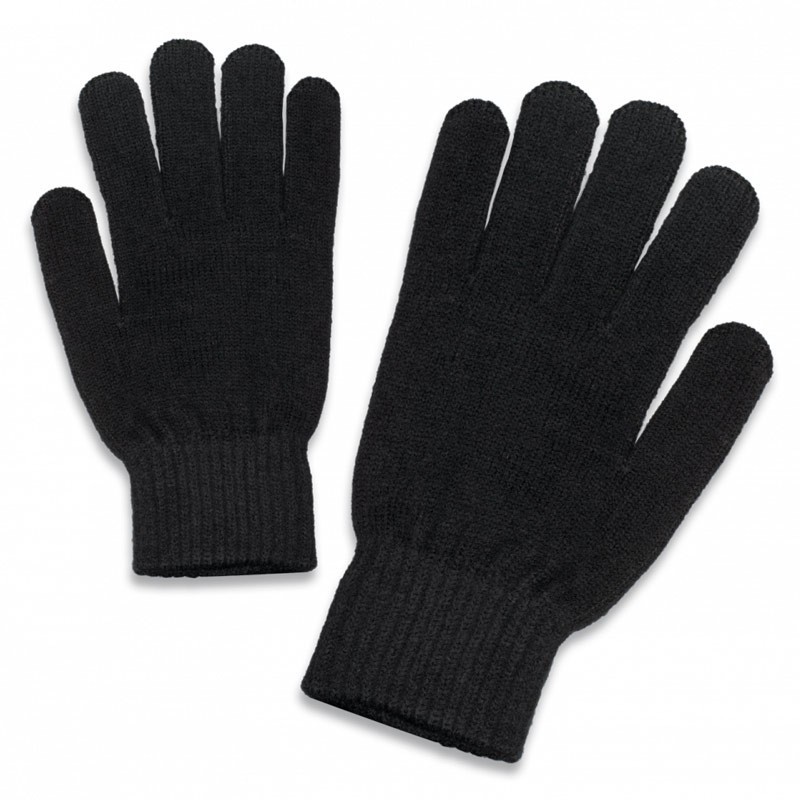 La Casa de las Setas Guantes Acrílicos color negro