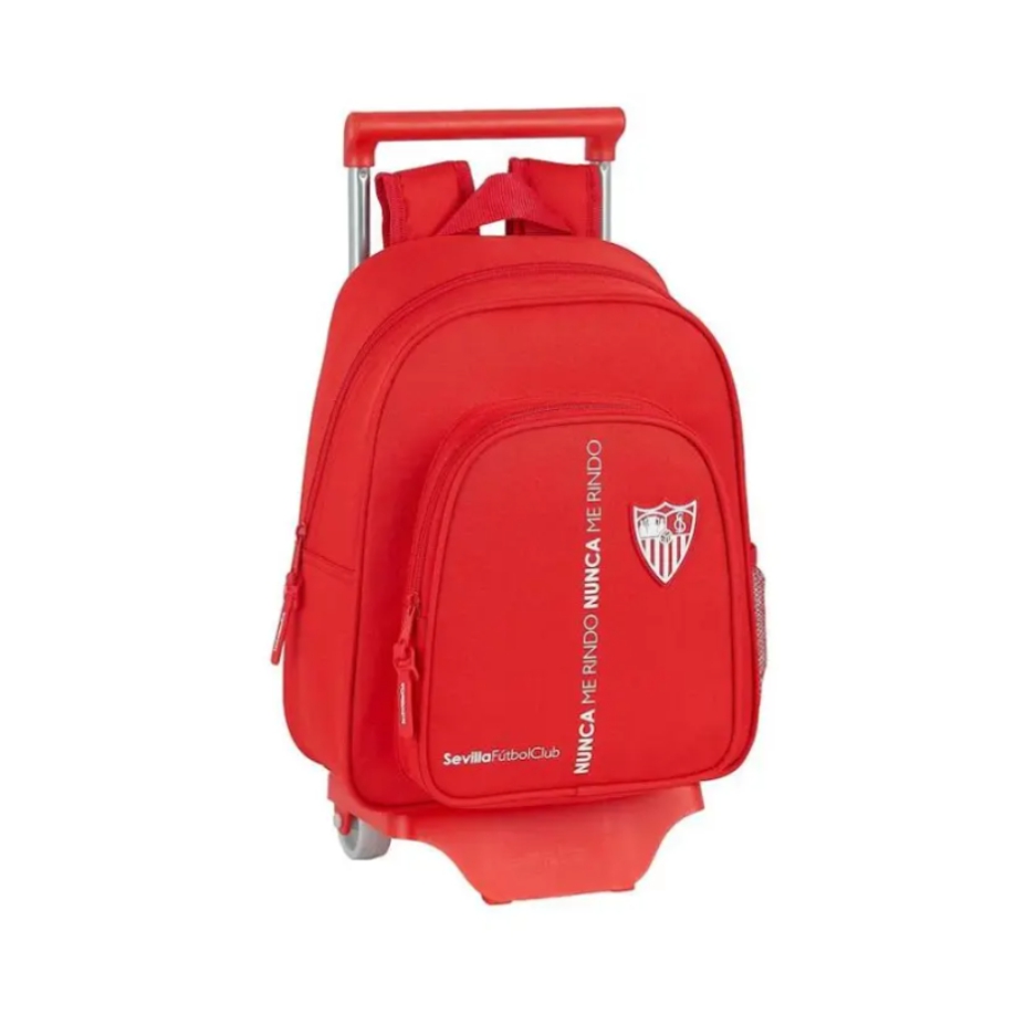 Mochila Infantil Pequeña Sevilla FC Nunca me rindo con Carro de 2 Ruedas 1