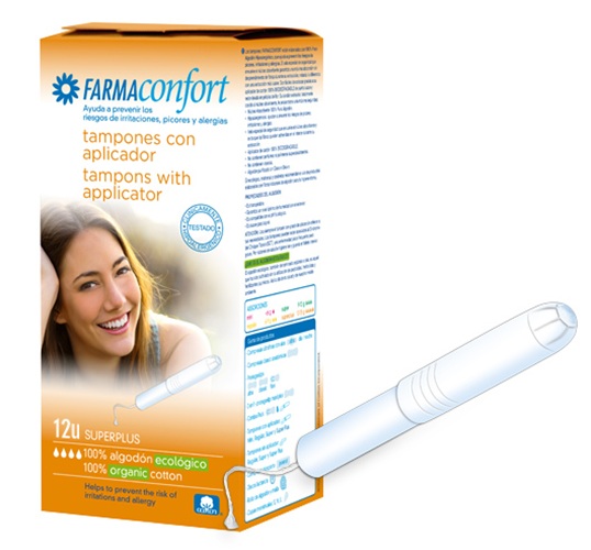 Farmaconfort Tampones Con Aplicador SúperPlus 12 Unidades